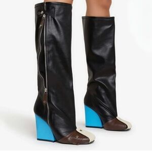 Multi colored Knee high Boots!